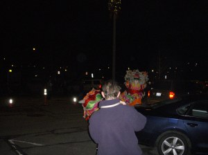 This is the best photo we got of the dragons...