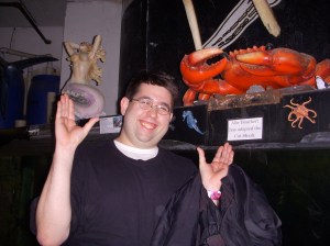 Here's Josh doing a crab dance